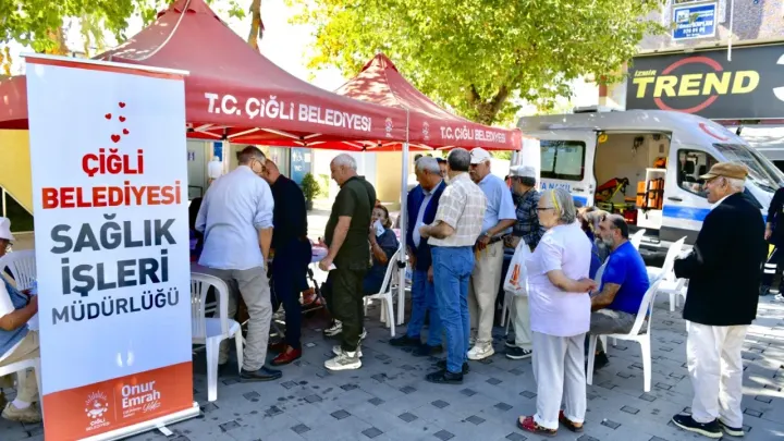 Çiğli Belediyesi'nden Ücretsiz Sağlık Taraması: 300 Vatandaşa Sağlık Kartı