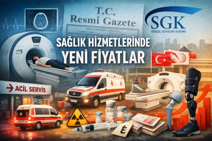 SGK’dan Sağlıkta Yeni Dönem: BT, MR, Acil Servis ve Protez Fiyatları Güncellendi
