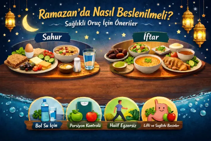 Ramazan’da Nasıl Beslenilmeli? Sağlıklı ve Dengeli Bir Oruç İçin Rehber