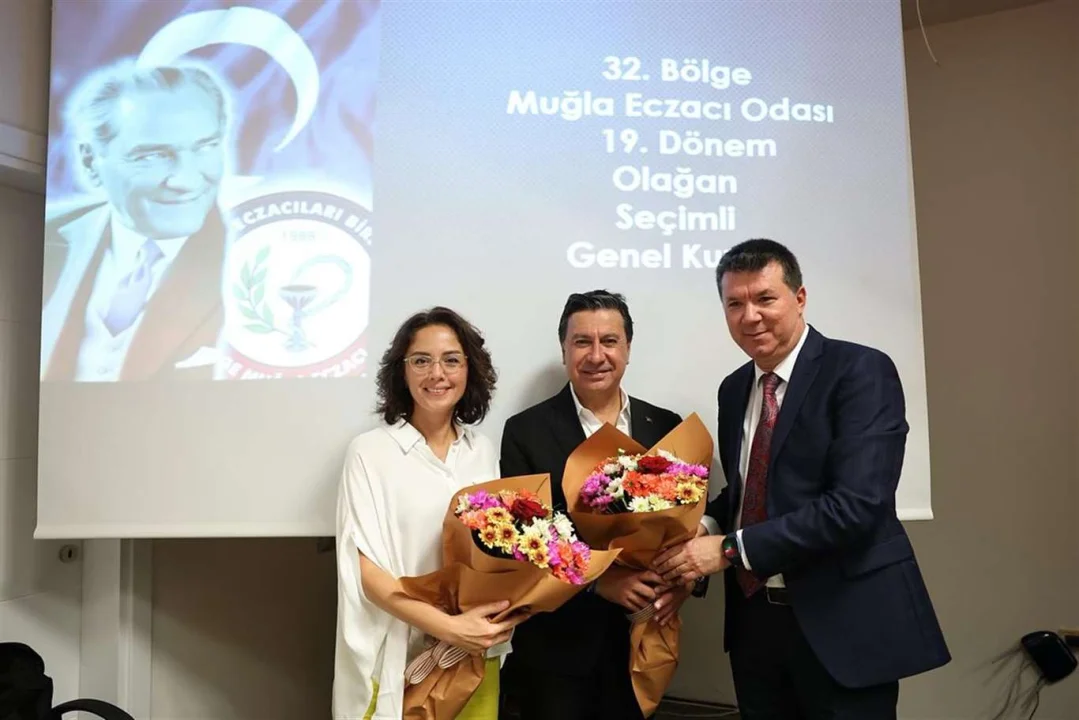 Muğla Eczacı Odası'nda Ecz. Saim Korkmaz Güven Tazeledi